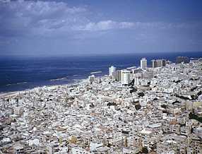 Blick auf Tel Aviv