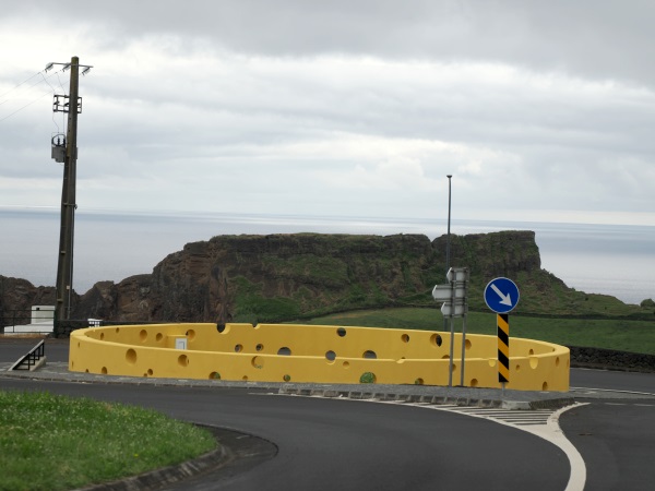 Kreisverkehr mit Käse