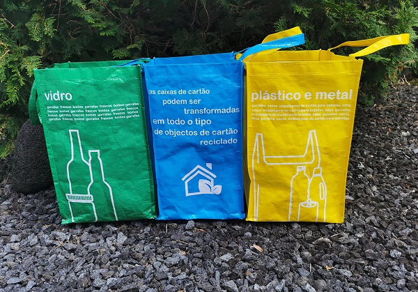 Mülltrennung an der Unterkunft