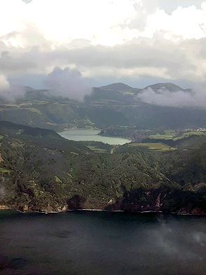 Blick aus dem Flugzeug