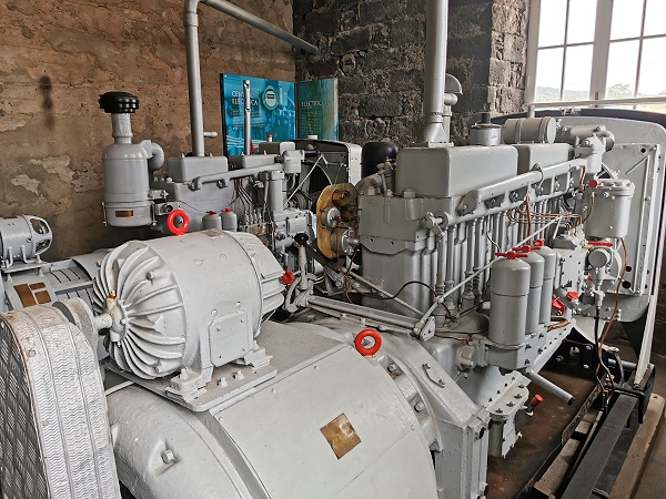 Stromversorgung mit Dieselmotoren