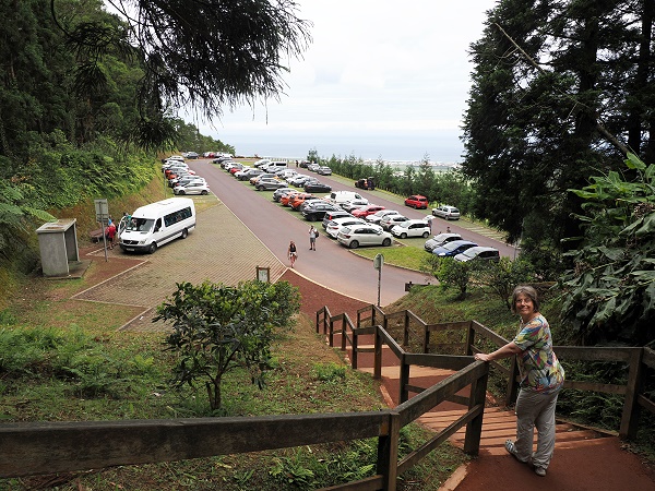 Fußweg zum Parkplatz