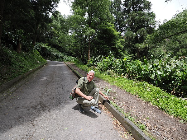 Michael misst Steigung