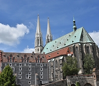 Stadtansicht von Polen aus