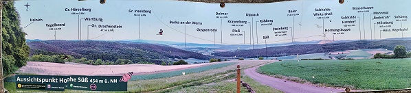 Panorama Hohe Süß