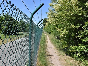 Zaun am Flughafen