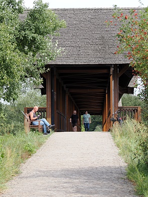 Holzbrücke bei Wörlitz