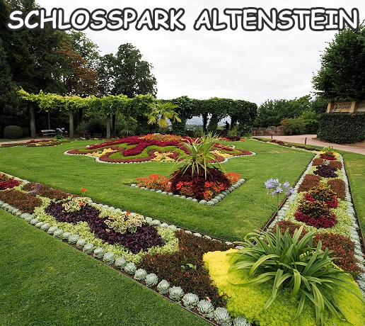 Teppichbeet am Schloss